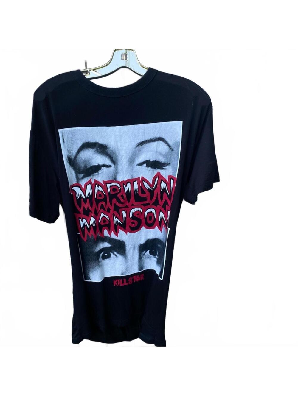 Kill Star Marilyn Manson Monroe T-Shirt Dress Tunic Cutout Back Women's XXL 2XL